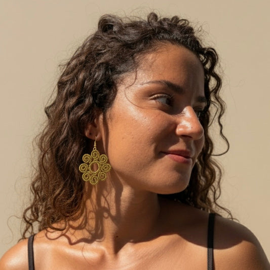 PENDIENTES "FLOR DE SALADA"