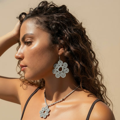 PENDIENTES "FLOR DE SALADA"