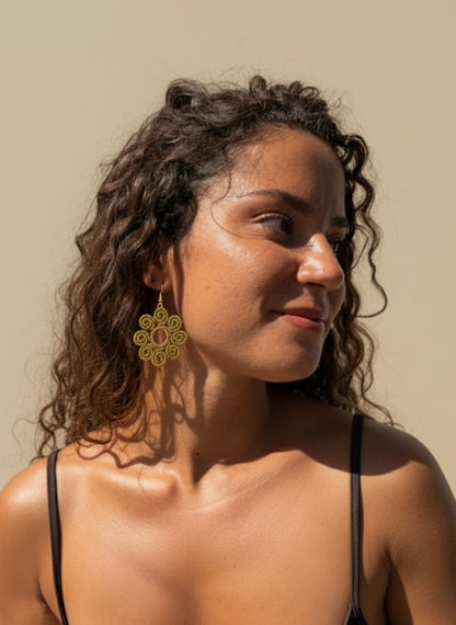 PENDIENTES "FLOR DE SALADA"