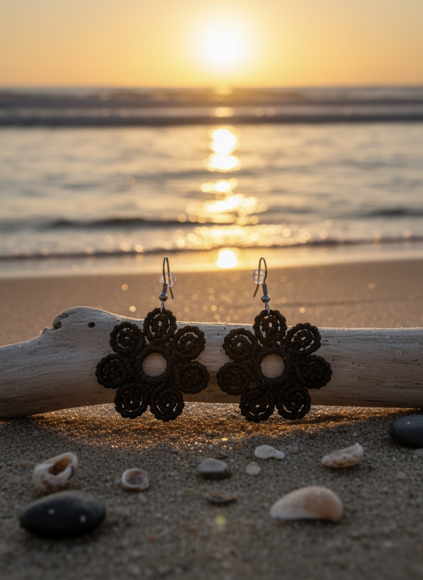 PENDIENTES "FLOR DE SALADA"