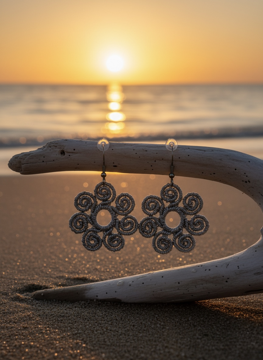 PENDIENTES "FLOR DE SALADA"